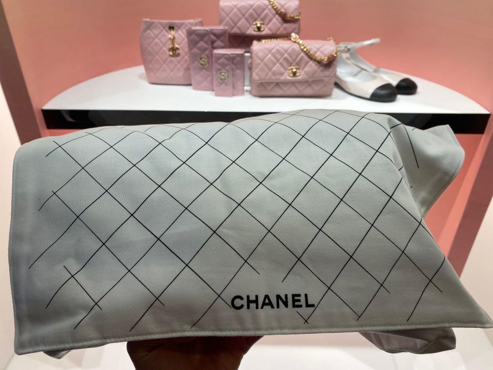 Authentic Chanel dust bag for classic flap, Luxury, Bags & Wallets on  Carousell