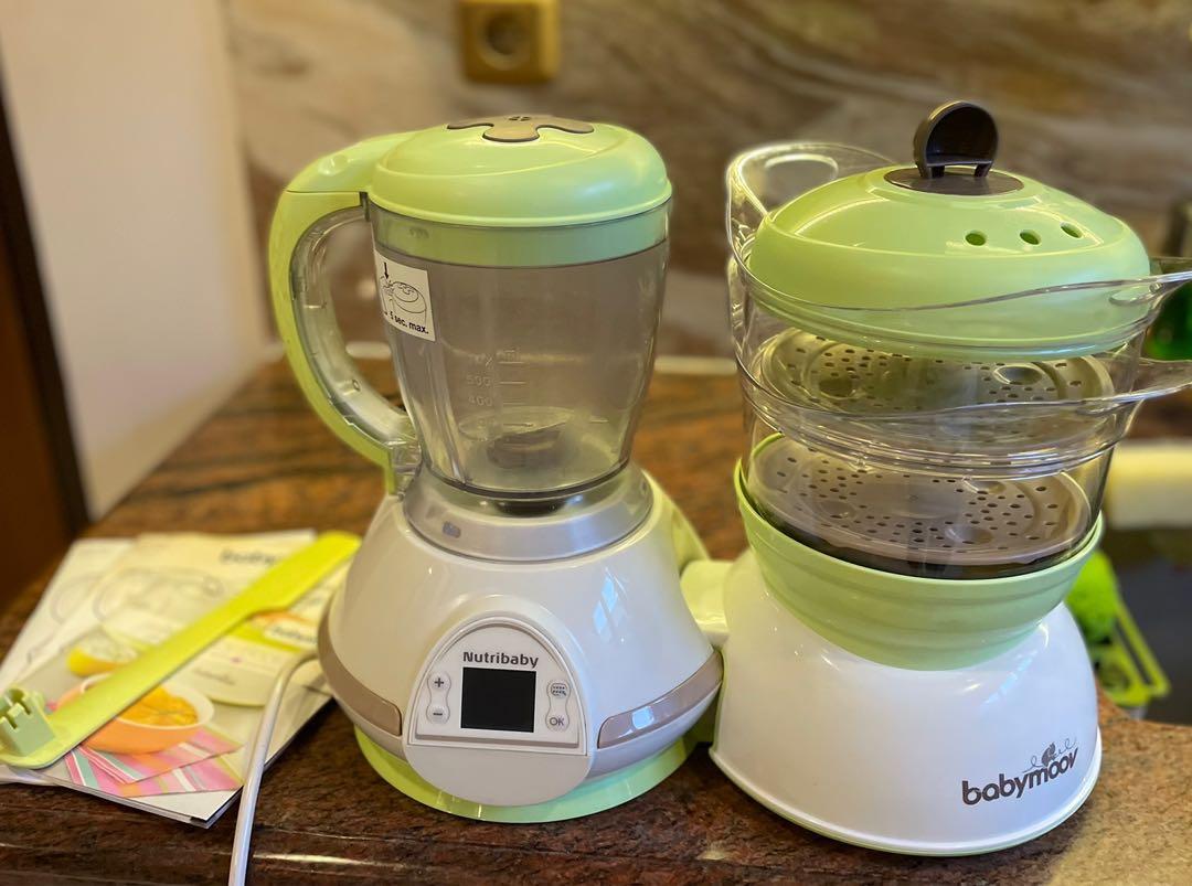 Babymoov Nutribaby Classic Baby Food Steamer Blender Processor