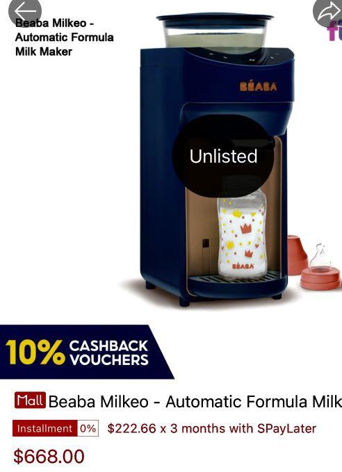Beaba Milkeo - Automatic Formula Milk Maker, Babies & Kids, Nursing &  Feeding, Breastfeeding & Bottle Feeding on Carousell