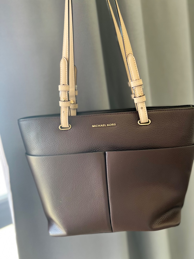 Bedford Medium Faux Pebbled Leather Tote Luxury Bags Wallets