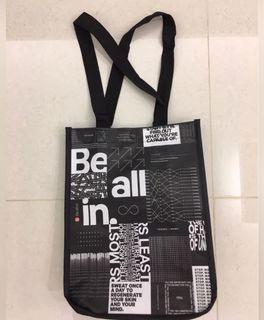 Black Lululemon hand bag 黑色露露檸檬 環保購物袋