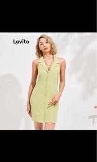 BNWT Lovito Halter Green Dress