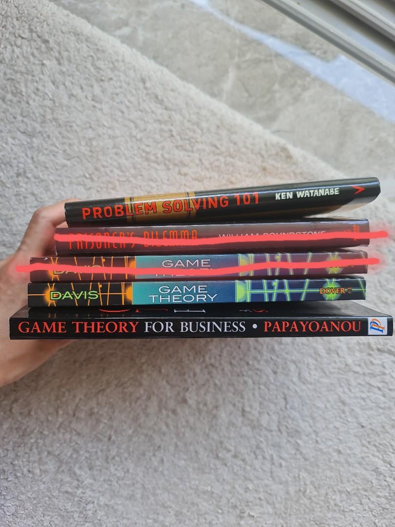 Books (Game Theory, Game Theory for Business, Problem Solving 101 ...