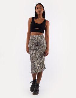 Brand New Satin Midi Skirt (Size 14)