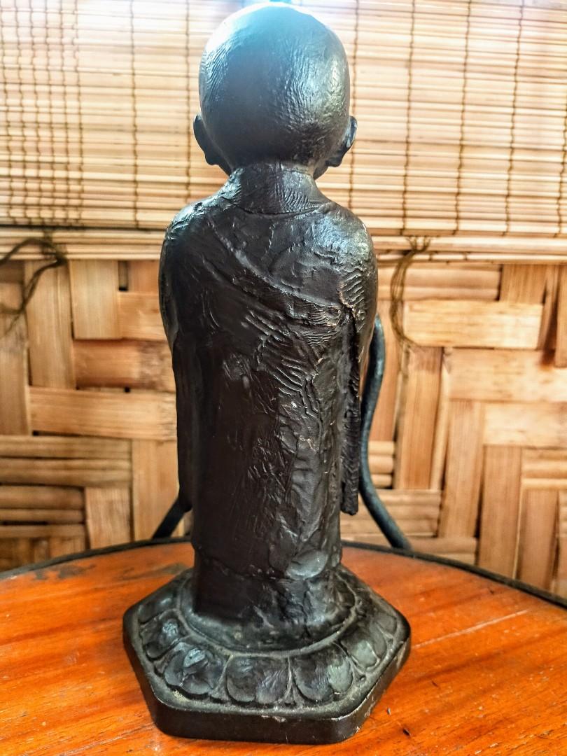 Brass Little monk statue, Hobbies & Toys, Memorabilia & Collectibles