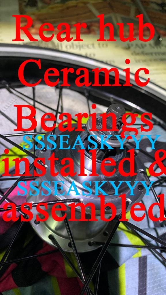 Brompton Ceramic Bearings for Brompton Wheel 3 Sixty wheels Pikes wheel Wheelset Hubs Ceramic