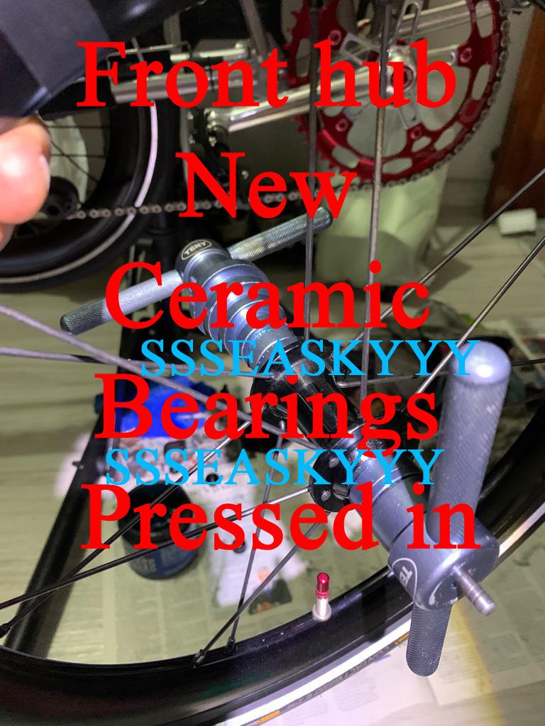 Brompton Ceramic Bearings for Brompton Wheel 3 Sixty wheels Pikes wheel Wheelset Hubs Ceramic