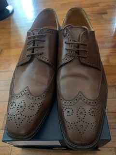 Brown Formal Shoes Genuine Leather Bata brand Made in Italy