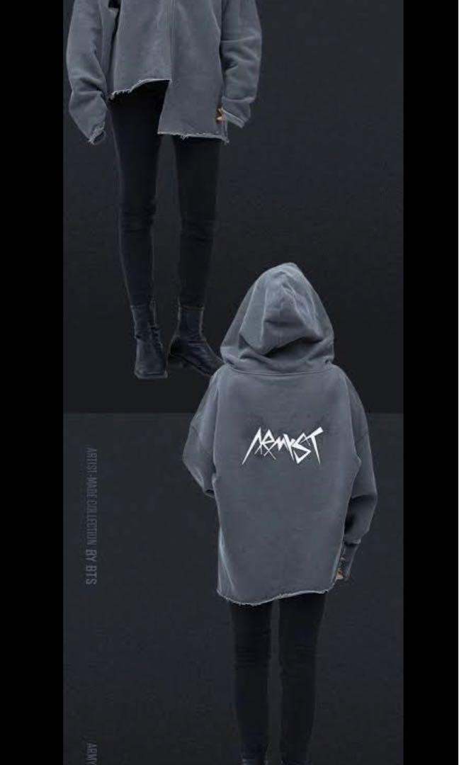BTS JUNGKOOK ARTIST-MADE MERCH ARMYST HOODIE IN BLACK (OVERSIZED), Women's  Fashion, Coats, Jackets and Outerwear on Carousell