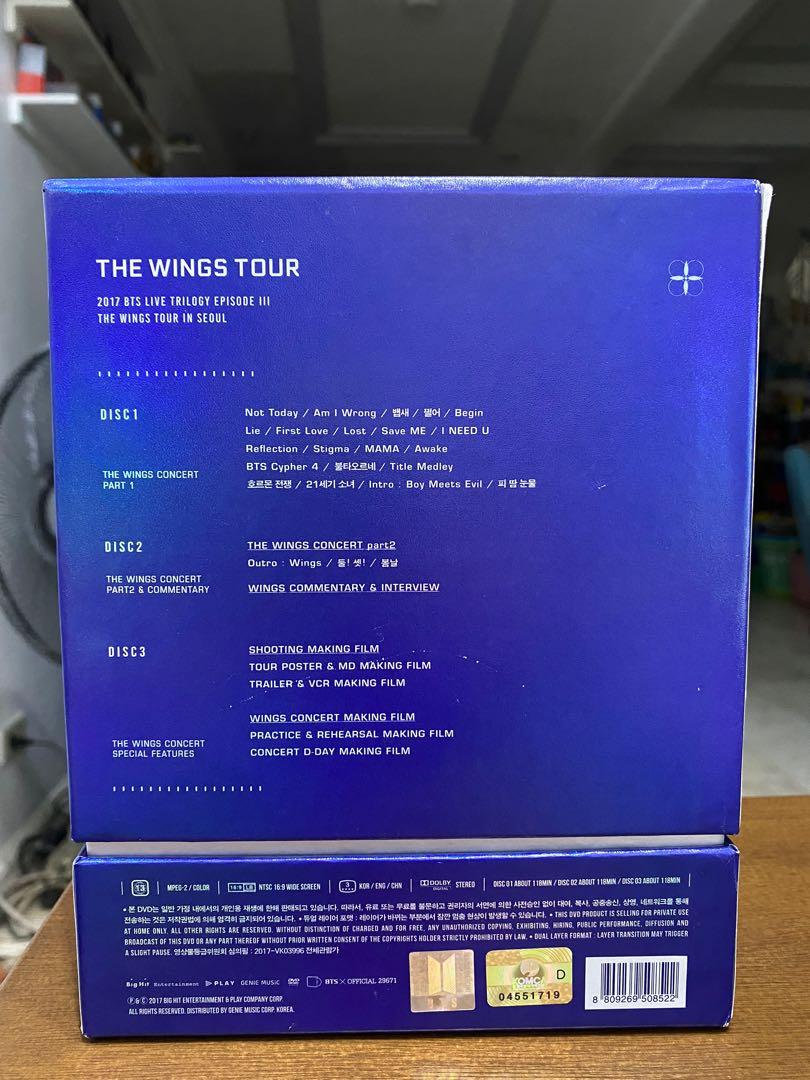 BTS Wings Concert DVD, Hobbies & Toys, Memorabilia & Collectibles, K