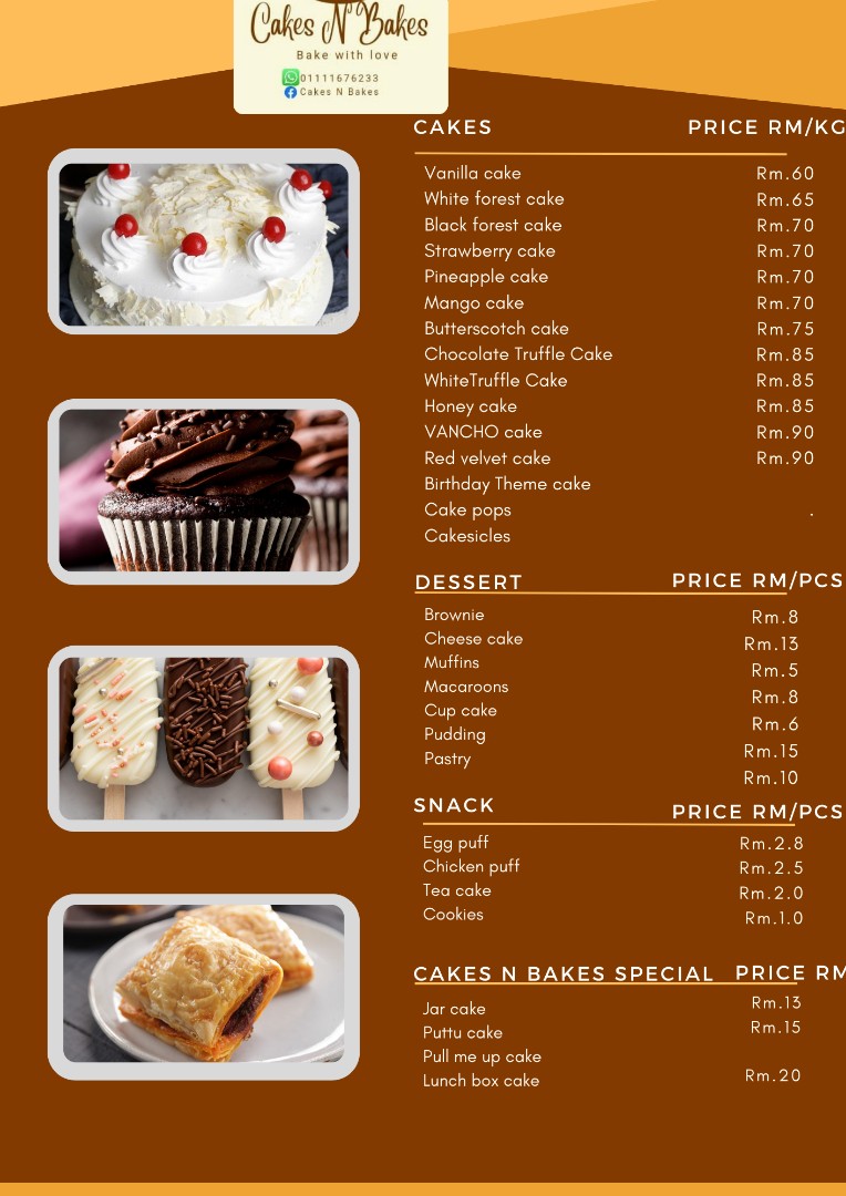 Cakes and snacks, Food & Drinks, Homemade Bakes on Carousell
