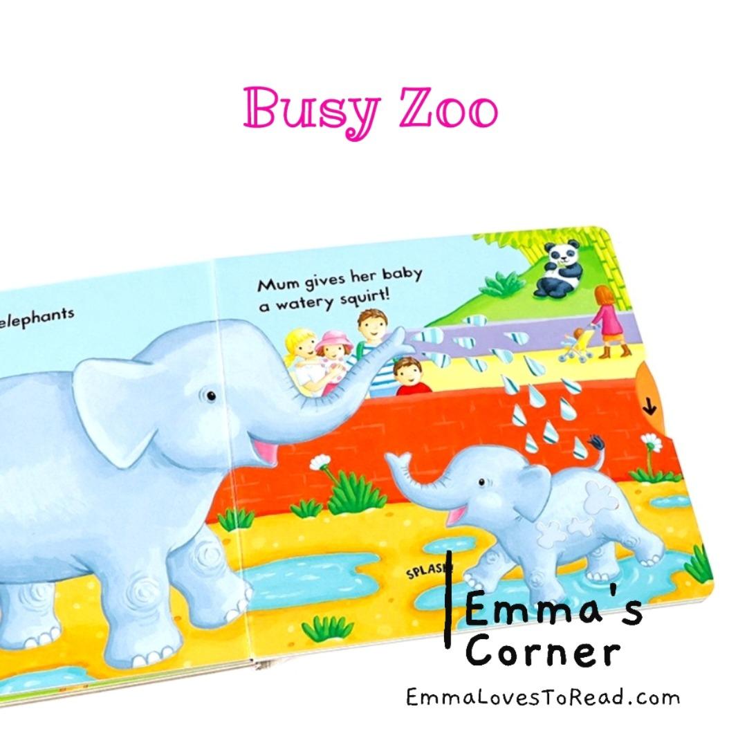 Campbell Busy Book Busy Zoo Interactive Board Book, Hobbies & Toys