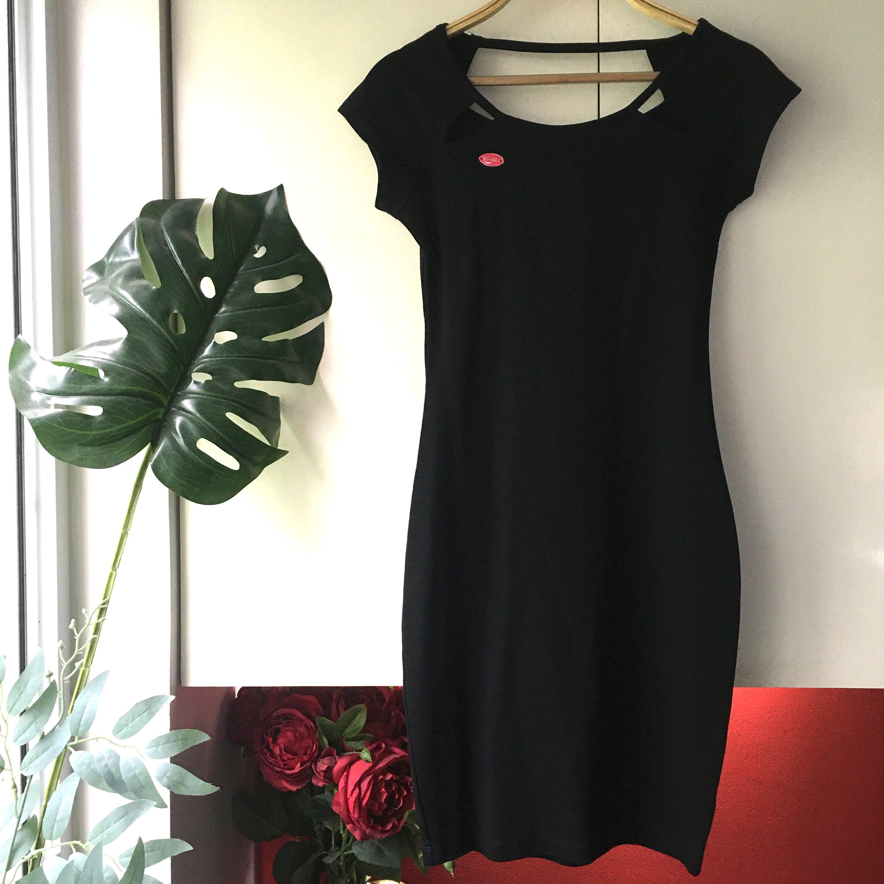 Candies Black Body Con Dress, Women's Fashion, Dresses & Sets, Dresses on  Carousell