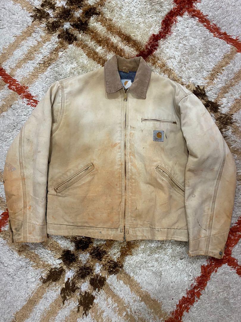 Distressed carhartt jacket sales