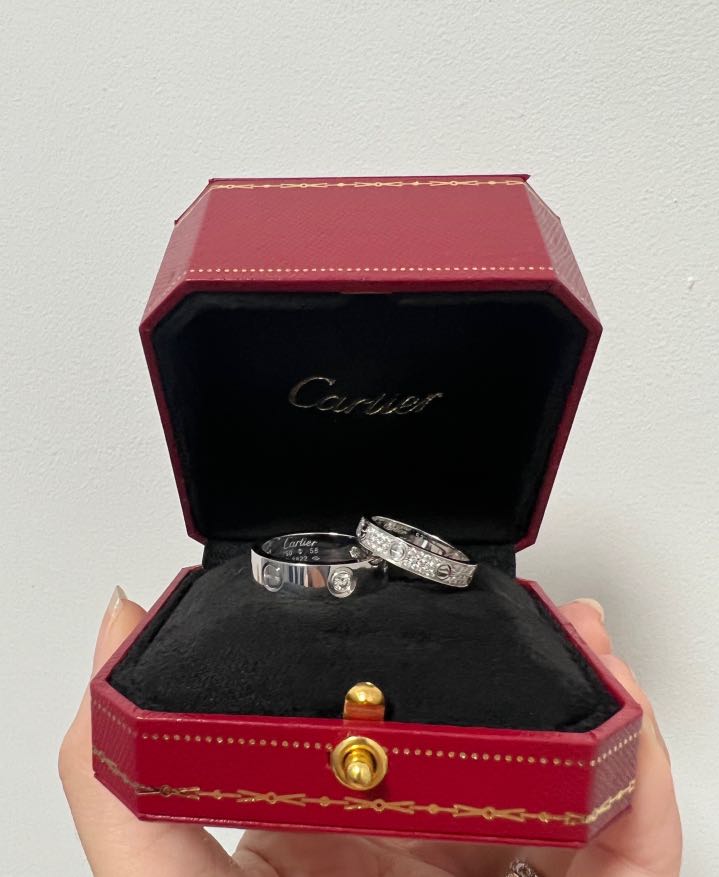 Cartier love 2024 engagement ring