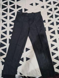 Celana bahan pria hitam