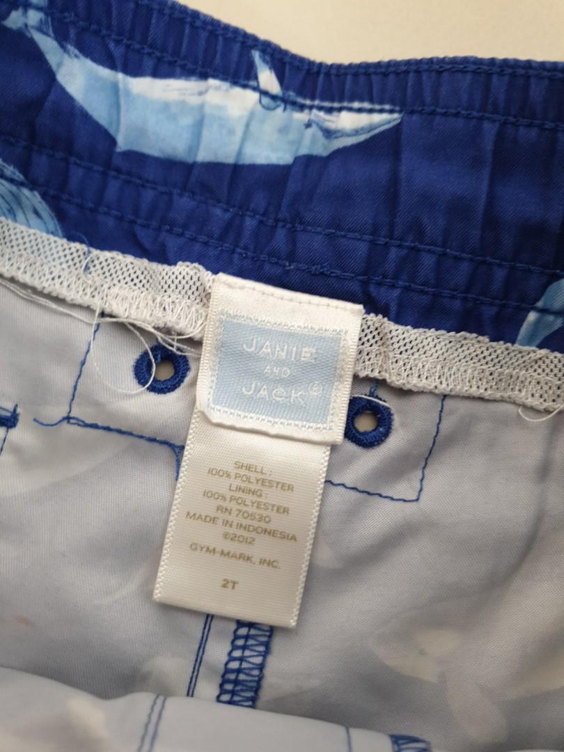 Celana blue pants janie and jack original short pants 2y