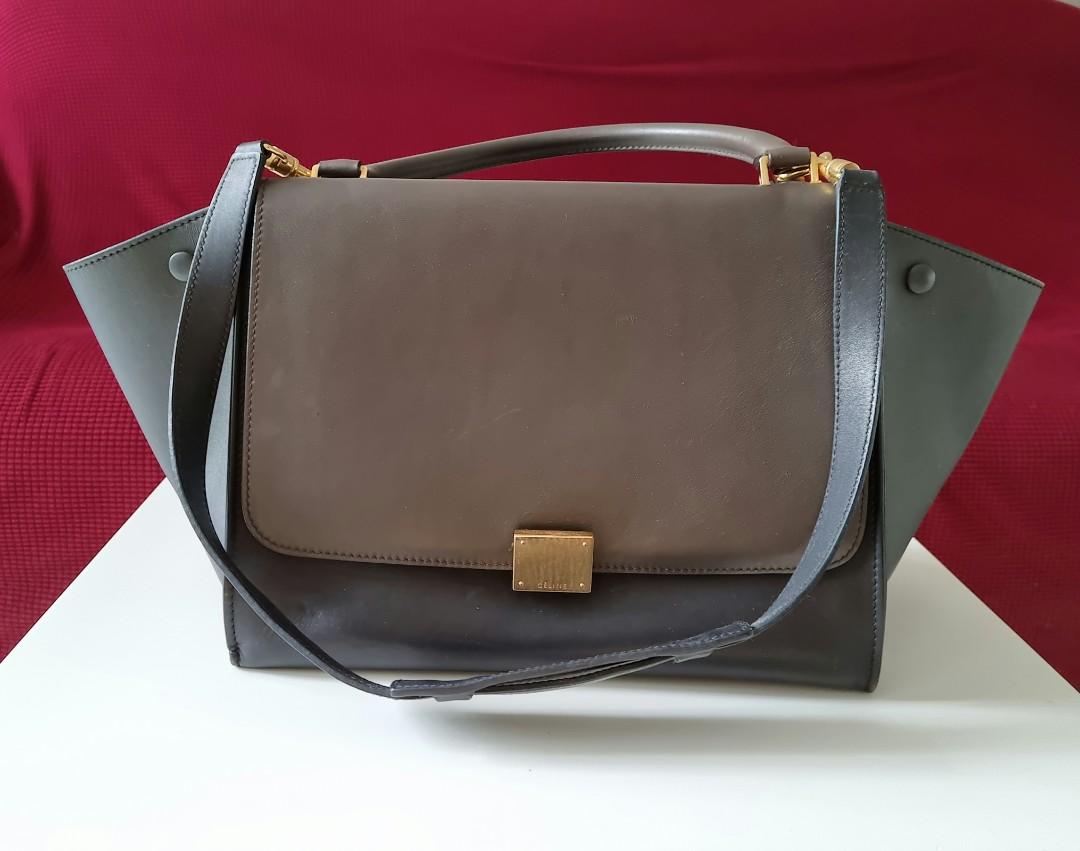 Celine medium trapeze Luxury Bags Wallets on Carousell