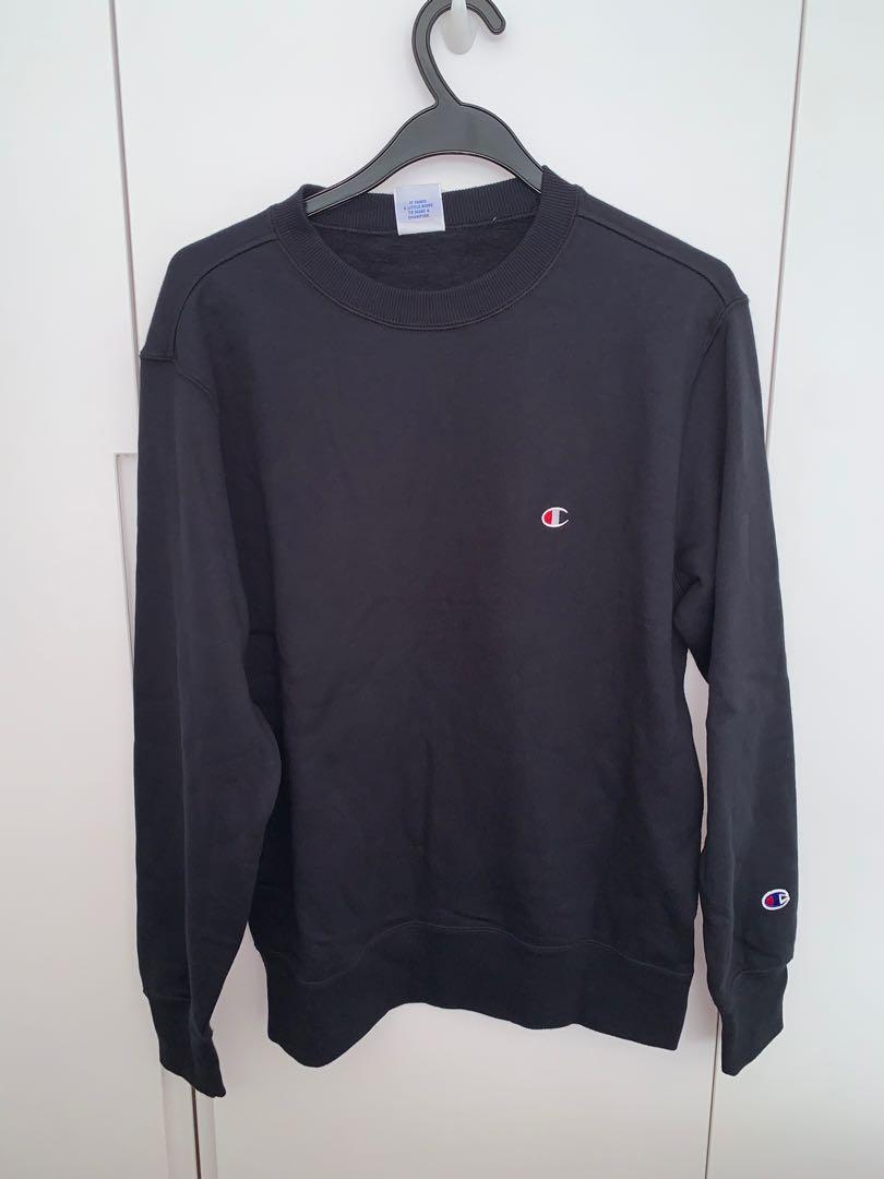 Champion reverse weave sweatshirt navy mens Men s Fashion