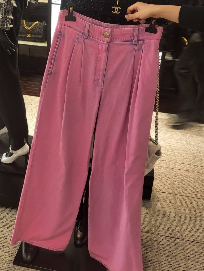Chanel pink pants Clearance