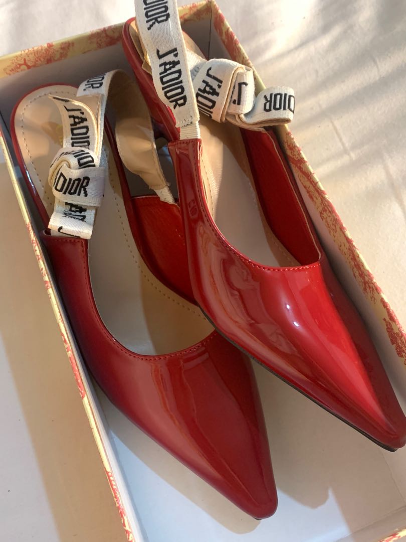Christian Dior red heels, Women's Fashion, Footwear, Heels on Carousell