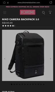 Chrome niko backpack 3.0