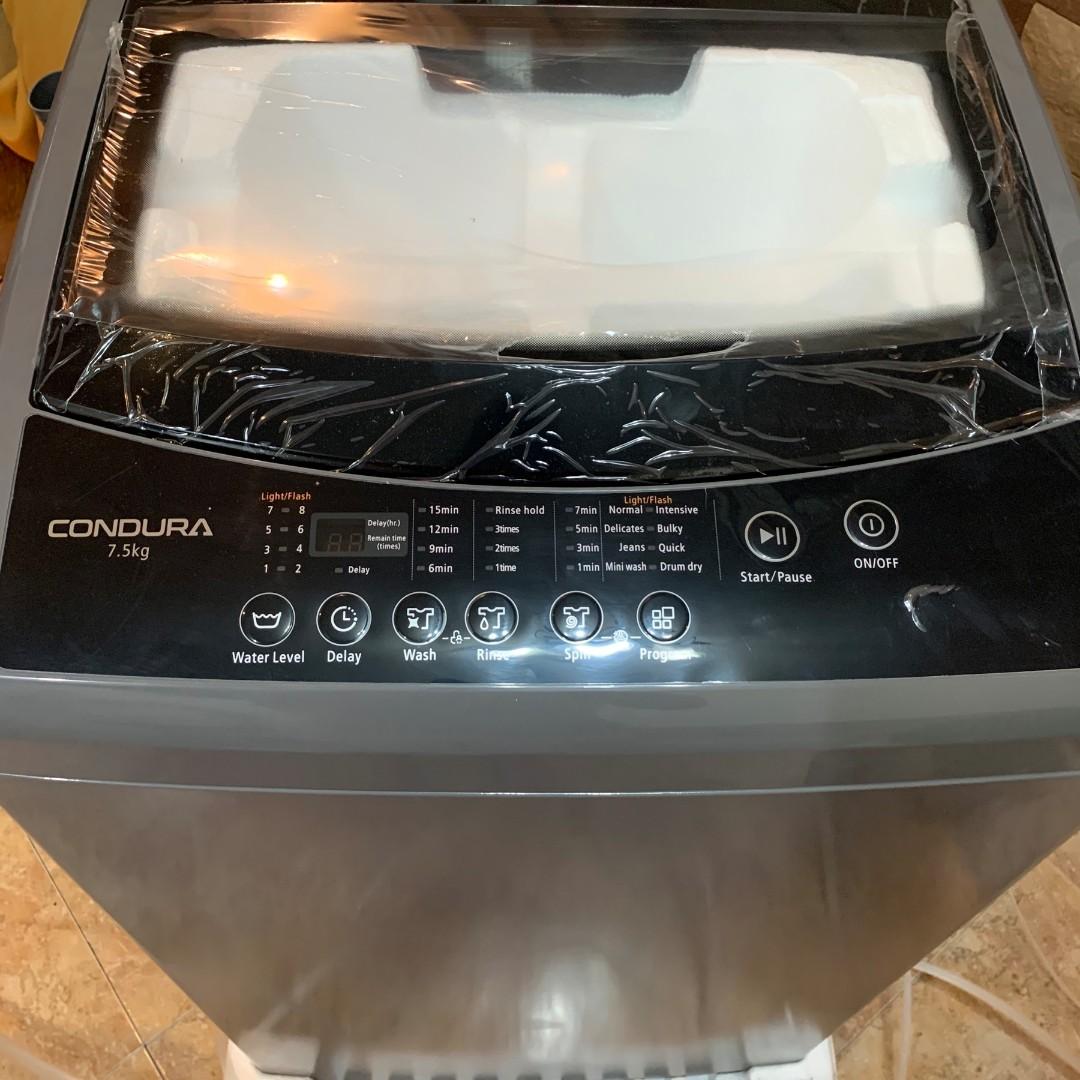Condura Aquacare Top Load Washing Machine, TV & Home Appliances