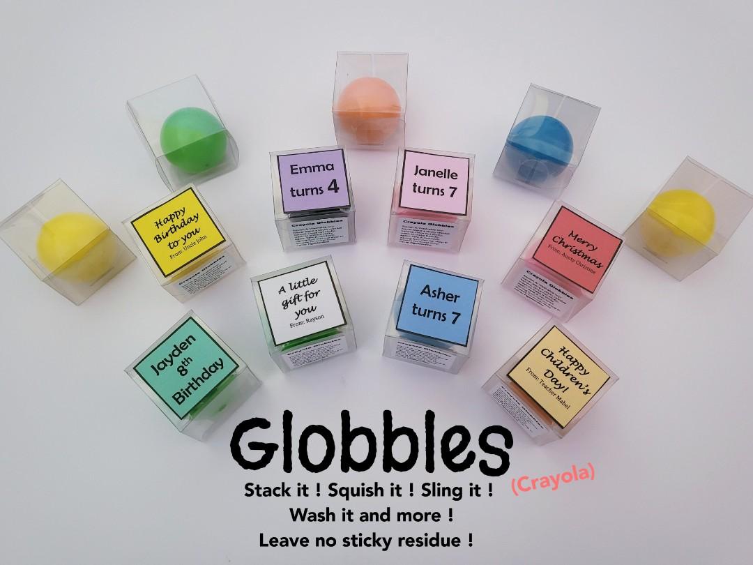 Crayola Globbles AUTHENTIC, Sticky Ball, Squishy Stick Stress balls