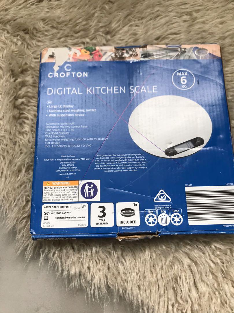 Crofton digital kitchen scale shop