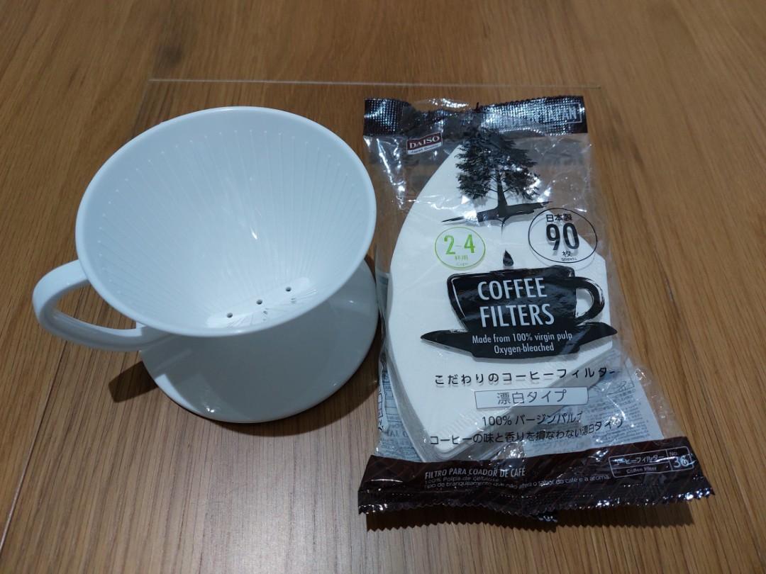 Daiso Coffee Dripper and Filter, TV & Home Appliances, Kitchen