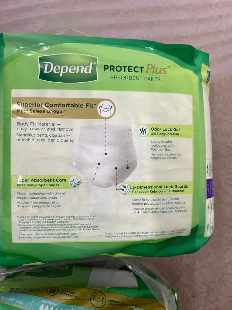 DEPEND ADULT DIAPERS, Health & Nutrition, Assistive & Rehabilatory Aids