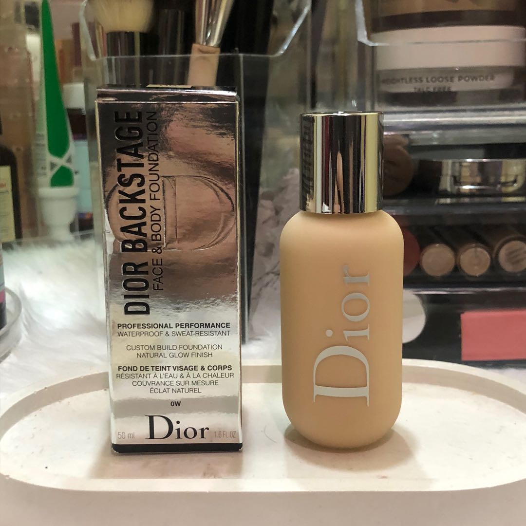 Dior Backstage Foundation (0W), Beauty & Personal Care, Face, Makeup on