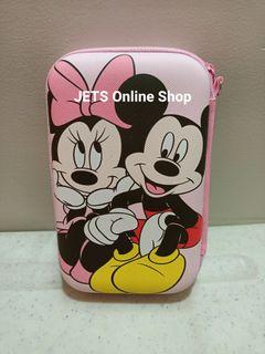 Disney Characters Hard Case Travel Cable Pouch Organizer