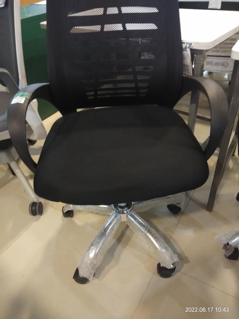 Donovan office swivel chair midback mesh with and steel base Mode of