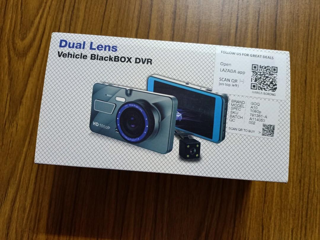Goq a10 dual lens car camera 2025