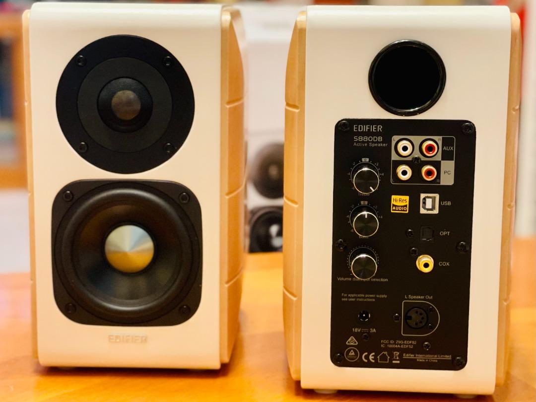 EDIFIER S880DB Bluetooth bookshelf Speakers 漫步者藍牙書架式喇叭 (HiRes AUDIO
