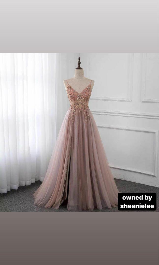 Evening Gown Dinner Gown Petite size Women s Fashion Dresses