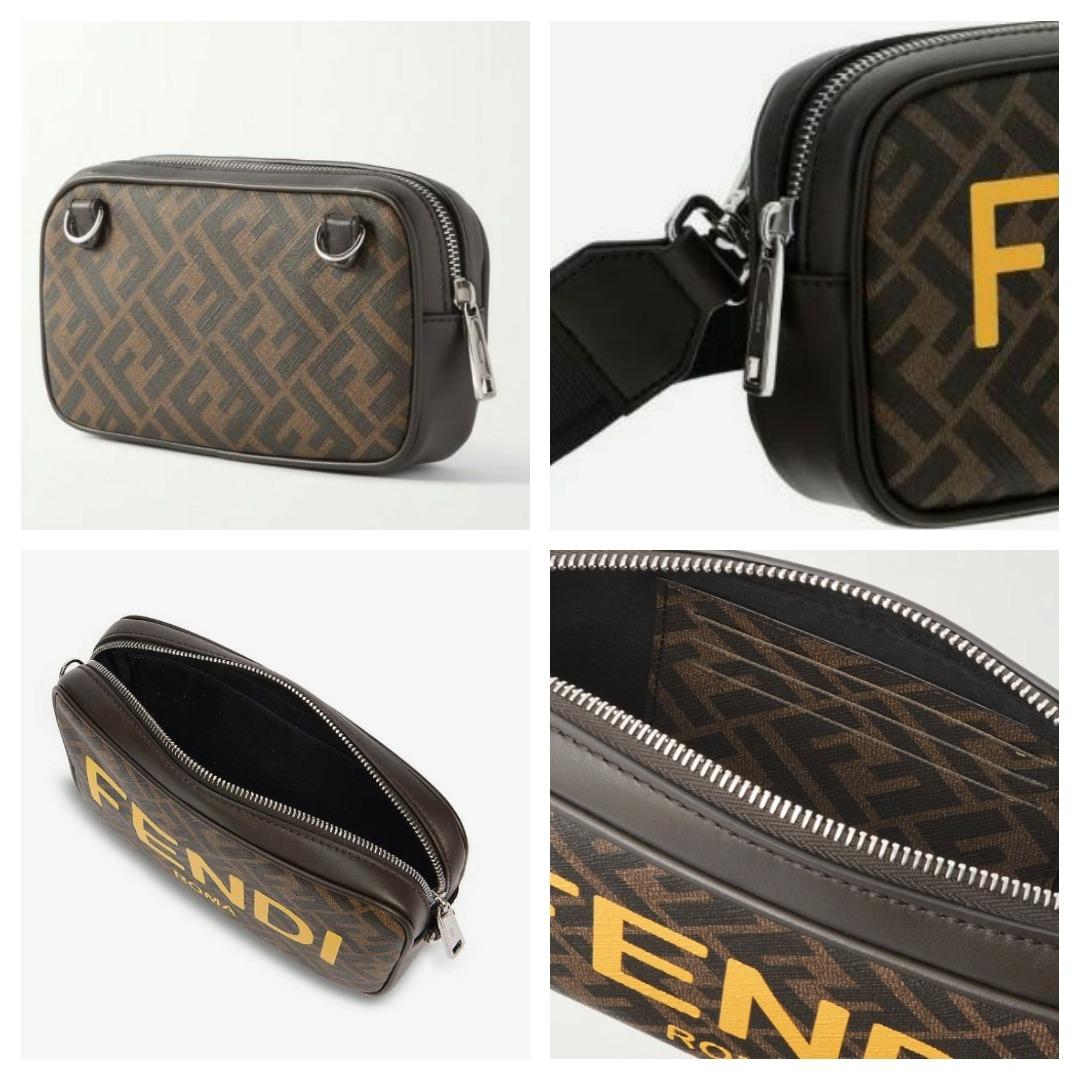 Fendi F is Fendi Embossed FF Camera Bag