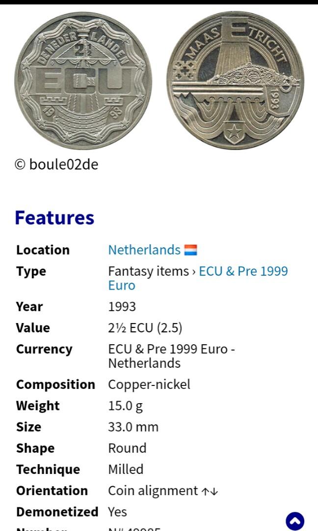 Foreign Euro coin (unc) (Category: Currency) located in Cebu City. Submitted by reynaldocarwana (Listing ID 1179123670, Image 3). Description: .