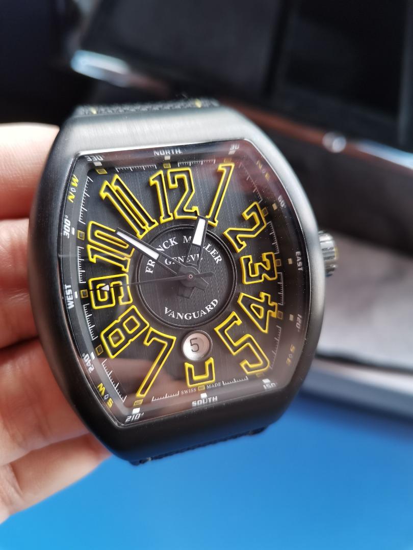 Franck muller vanguard yellow sales