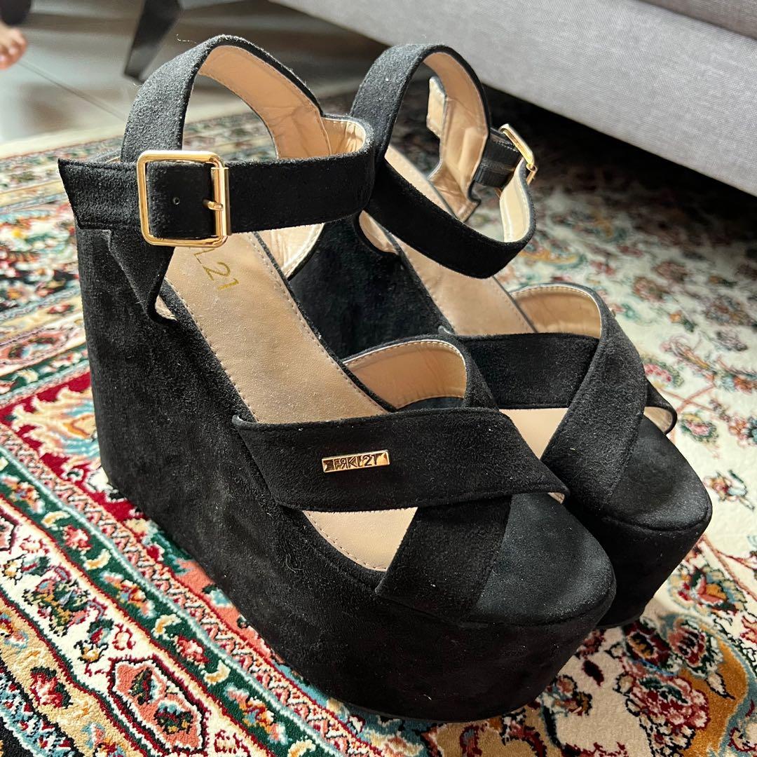 FRKL21 spice girl wedges black size 39
