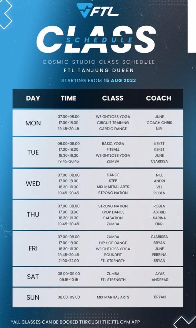 FTL Gym Membership 12 Bulan, Olah Raga, Perlengkapan Olahraga Lainnya