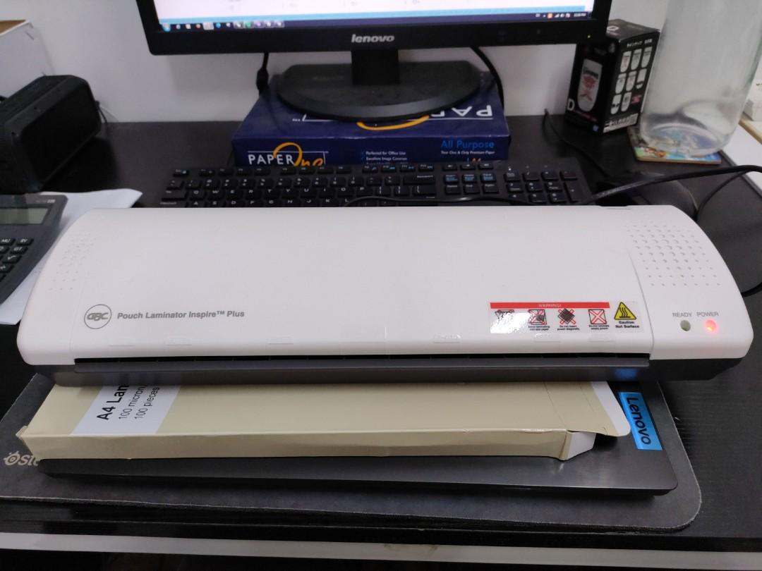 GBC Inspire Plus A4 Laminator with Film, Computers & Tech, Printers
