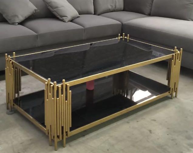 Gold plated cheap coffee table
