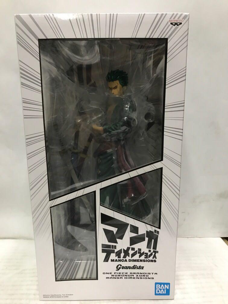 Grandista One Piece Manga Dimensions Roronoa Zoro Bandai Banpresto, Hobbies & Toys, Toys & Games