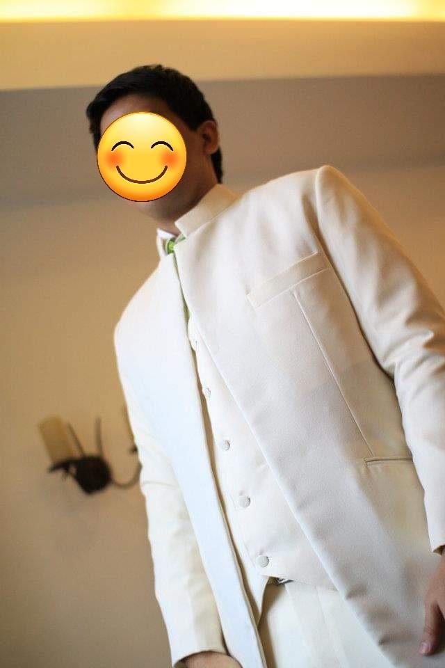 Grooms suit/Prom suit (Category: Sets & Coordinates) located in Santa Rosa. Submitted by ronalyn0321 (Listing ID 1179265462, Image 1). Description: Fits medium to large frame Color: off white Set- long sleeve inner, vest, coat, pants Mode of payment gcash Shipping services Gogoexpress /Flash express.