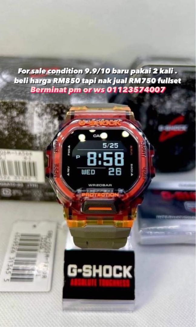 Gshock GBD200 Naruto Men s Fashion Watches Accessories