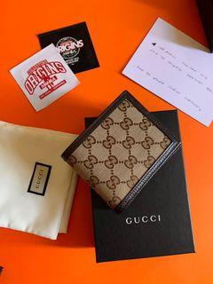 Gucci canvas wallet
