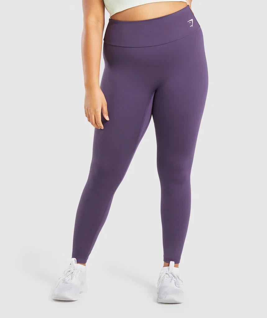 Gymshark Training Leggings - Purple, Women's Fashion, Activewear on  Carousell