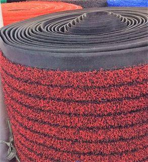 Hard Rubber Backing Anti Slip Mat with FREEBIE :)

Available Color :  Red , Grey
Specifications :
Heavy Duty Heavy Traffic use
Width  : 1.2 meters
15 meters per roll
